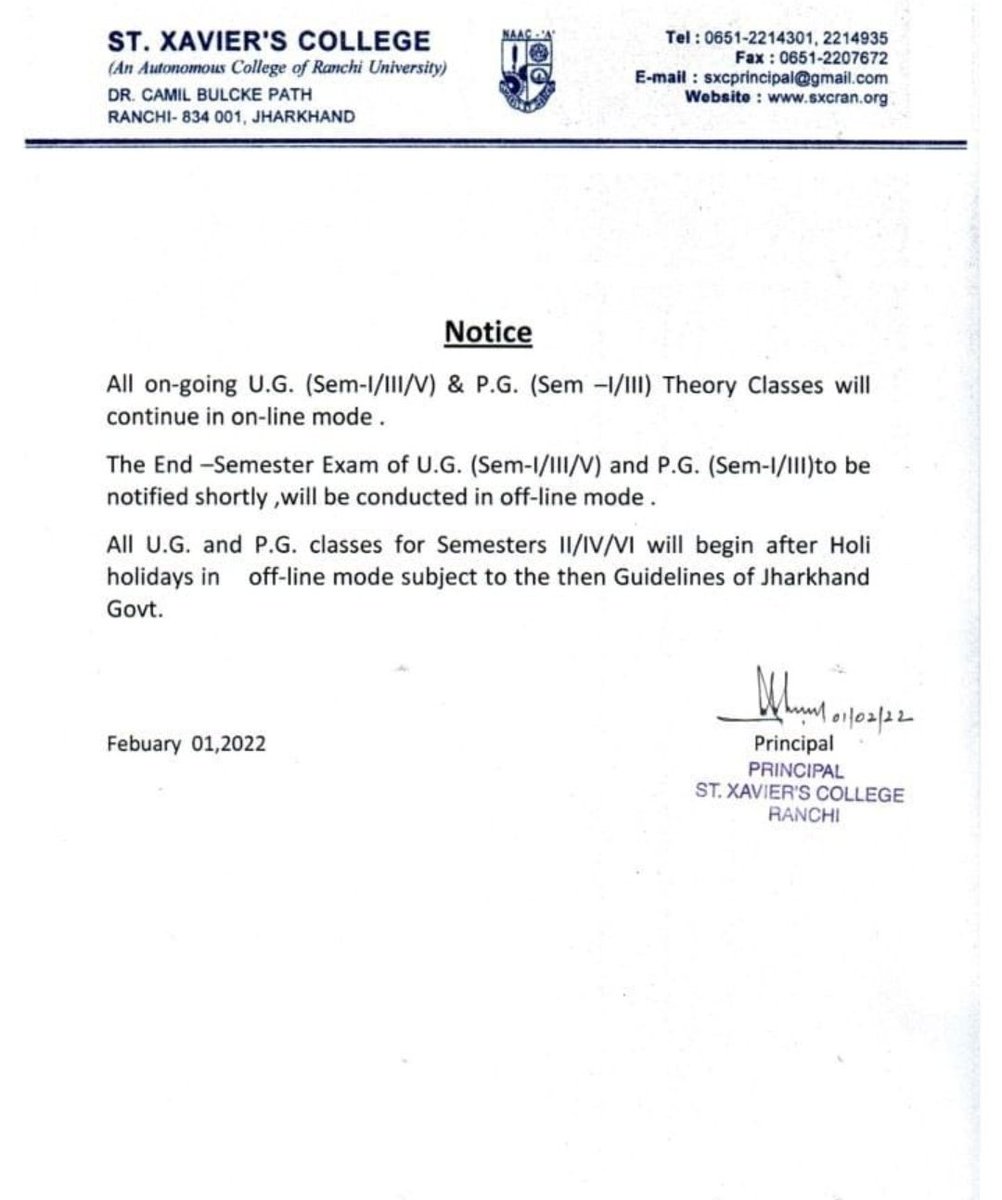 arif7461's tweet photo. They first said clg will be opening after Holi holidays and now they are saying that class will continue in online mode why??? @HemantSorenJMM @JharkhandCMO https://t.co/FOAyVzMyCh