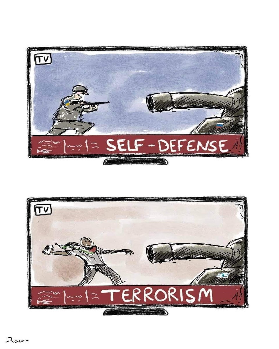 DeveloperShaha1's tweet image. Western Media for Ukraine 🇺🇦 vs Palestine 🇵🇸