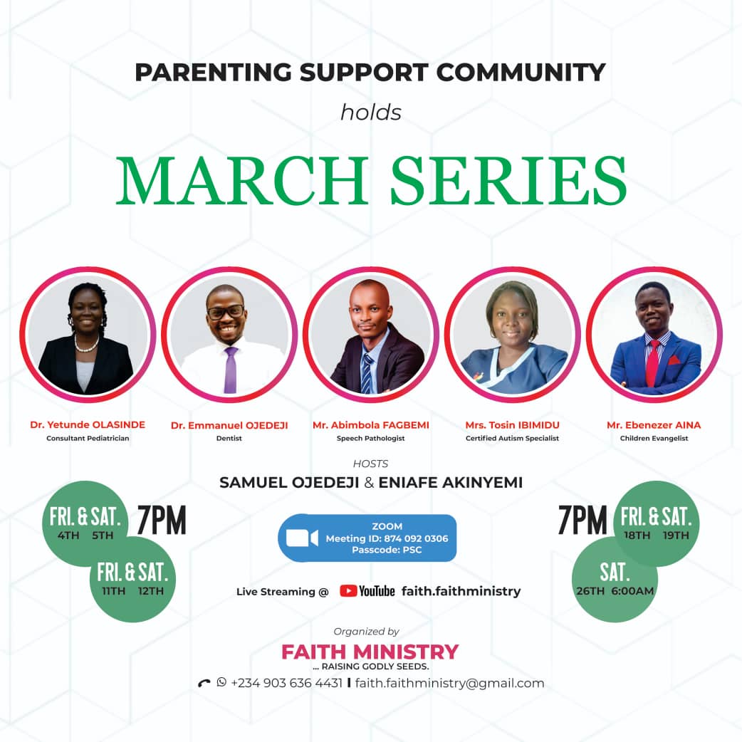 abimbola_dokee's tweet image. ...
As a Speech-Language Pathologist, I recommend this virtual conference for parents, parents-to-be, and child&apos;s caregivers.

Save the date! 

#parentingachild
#speechlanguagepathologist
#speechtherapist 
#abimbolafagbemi 
#raisinggodlychildren