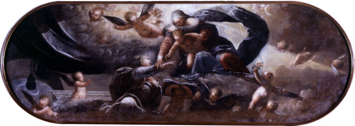 #20marzo 1611, #Firenze: nasce il futuro pittore 🧑‍🎨 Sebastiano #Mazzoni, che si stabilì a #Venezia probabilmente nel 1639. Si definirà “poeta e pittore doppio matto”, formando nella sua bottega Nicolò #Bambini e - secondo alcuni critici - anche Sebastiano #Ricci