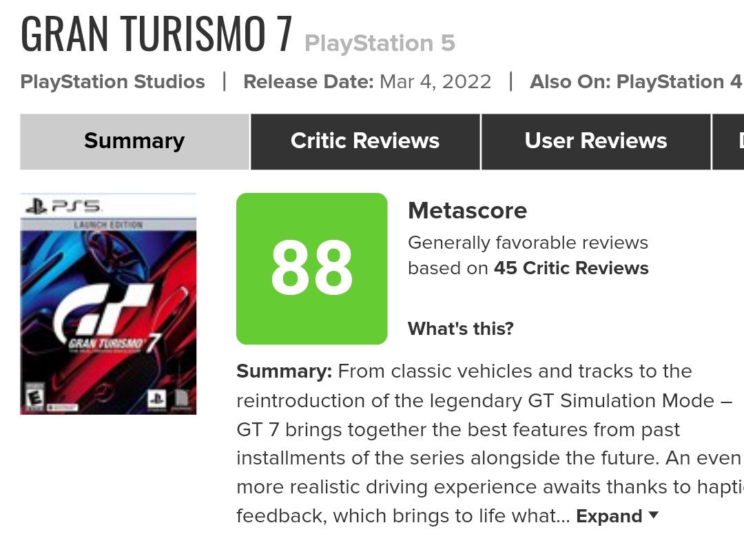 Pyo 5️⃣ on X: Gran Turismo 7 reviews are out, are you buying it this  Friday? (Or later?) 👀🤔  / X