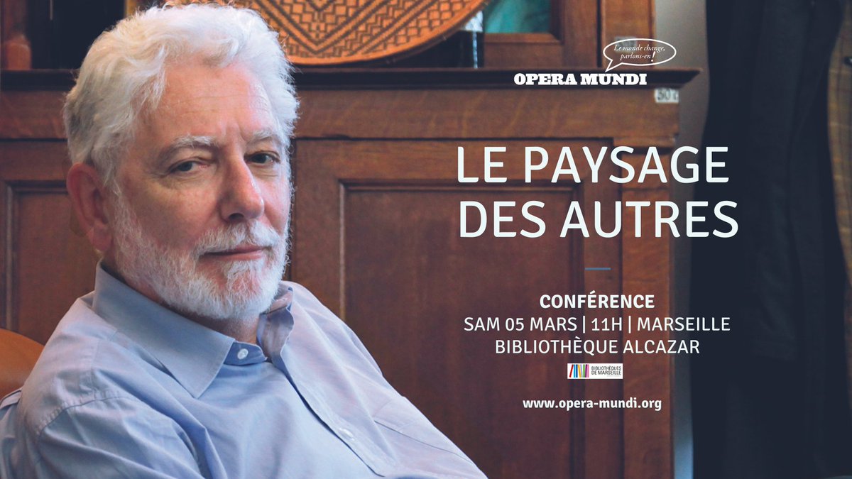 Philippe Descola a consacré sa vie à l'étude des relations entre humains et non-humains. Retrouvez l'anthropologue SAMEDI 05 MARS à 11h à l'Alcazar #Marseille <a href="/marseillebiblio/">Bibliothèques de Marseille</a> - opera-mundi.org
 #culture #Actualité #anthropologie #écologie