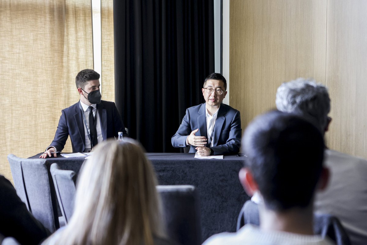 BenCFletcher's tweet image. For the first time in what feels like forever, we dropped Zoom in favour of a full-sized physical launch in Barcelona. Good to be back out with the team #mwc22