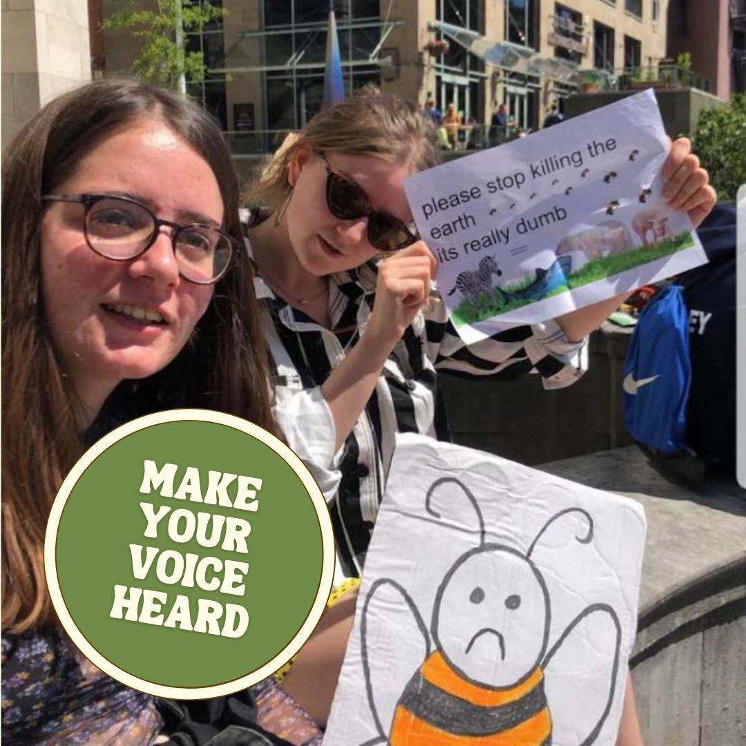 abbyb4wellbeing's tweet photo. Here's a little throwback of some yoots at the Youth Strike for Climate way back in the day 🌻

I'm a big believer in having your say - I've not always had the confidence to shout loud, but it's key to stand up for what you believe in - and I want to make it easier for you  📢 https://t.co/dRzbCDBKDM