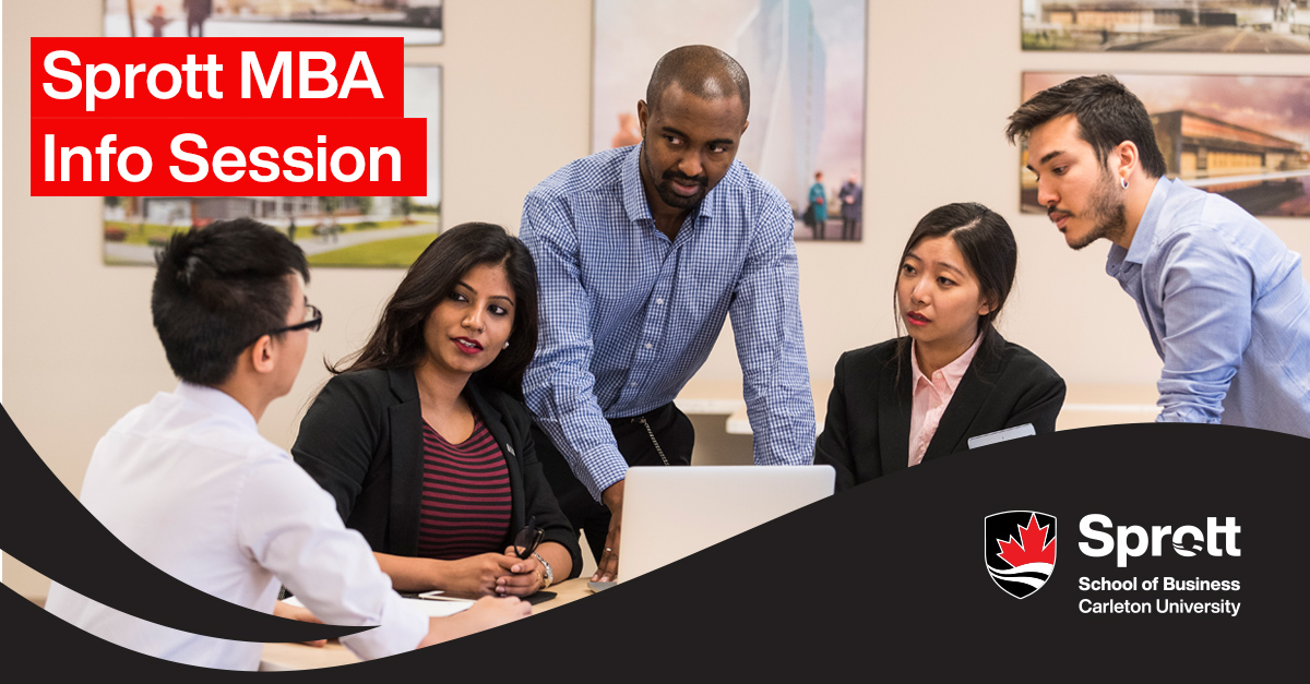 Did you know that Sprott #MBA students can pursue a collaborative specialization in #climatechange? Join us on Monday, March 7 at 2pm, for a webinar and learn more about how you can help address the most pressing issue of our time. 

Register now: bit.ly/3K9kDnR!