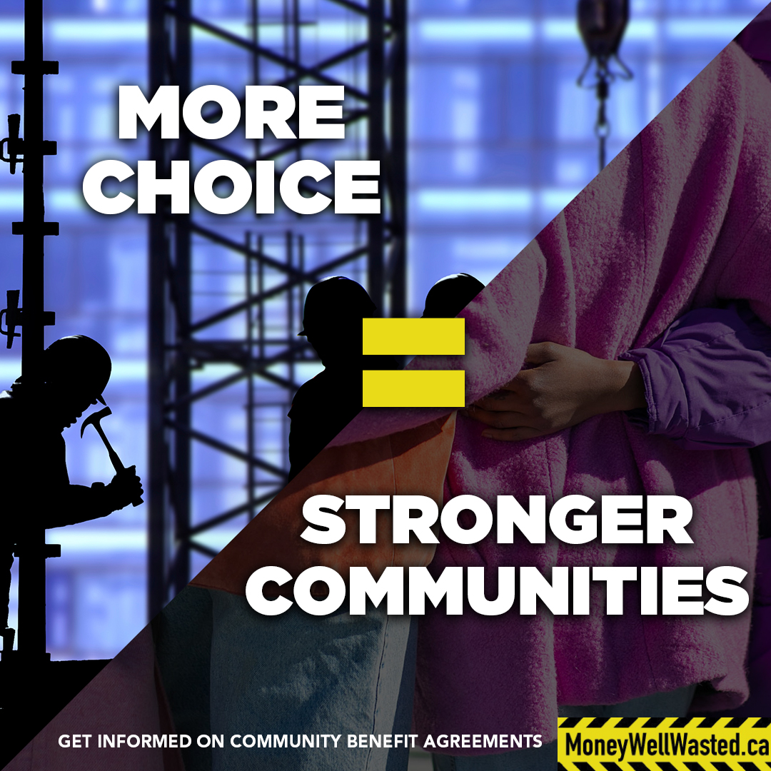 MoneyWellWaste1's tweet image. A real CBA is inclusive. Horgan government’s fake CBA is not. It excludes 85 % of BC’s construction workforce from key public projects unless they join a union of the government’s choice. This isn’t right. Learn more at: fakecba.ca
 #moneywellwasted #bcpoli