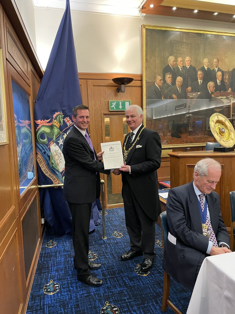 Today our Livery Court Luncheon has been held onboard our floating Livery Hall HQS Wellington. It was a pleasure to welcome the City of London Livery Companies back on board. 

We also had the pleasure of awarding two of our RFA annual awards ⚓️