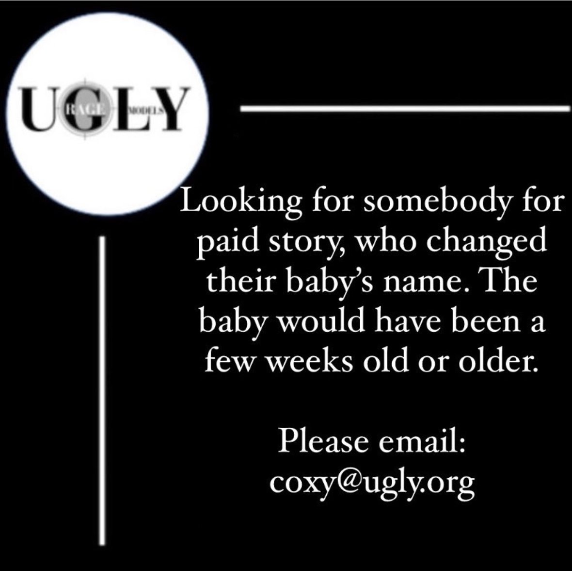 Please email: coxy@ugly.org