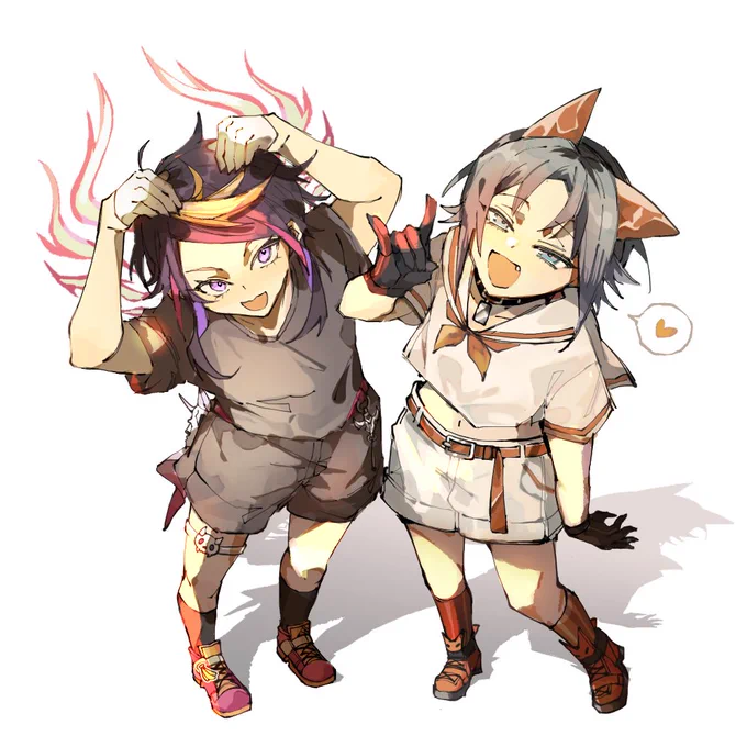 小兄弟💜🧡
#YaminoArt #MystArt 
