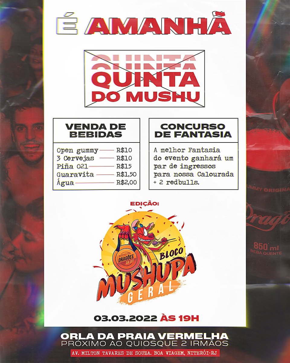 Já tem planos pro seu pós carnaval? Segura essa então 🐲😎