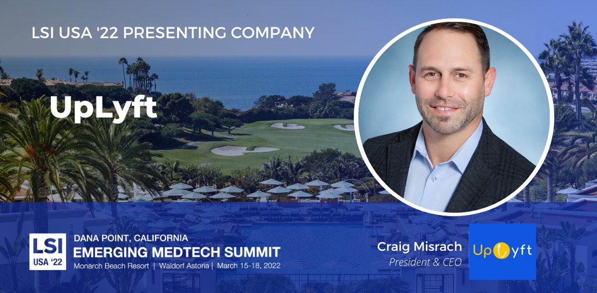 Congratulations to Craig Misrach, President &amp; CEO of <a href="/MyUpLyft/">UpLyft</a>, for being selected as an Innovation Leader for the #LSIUSA22 Emerging Medtech Summit.

Join us at #LSIUSA22

Learn more: lsi-medtech.com/3hp4y0X

#UpLyft #medicaldevice #medicaldevices #medtech #medicaltechnology
