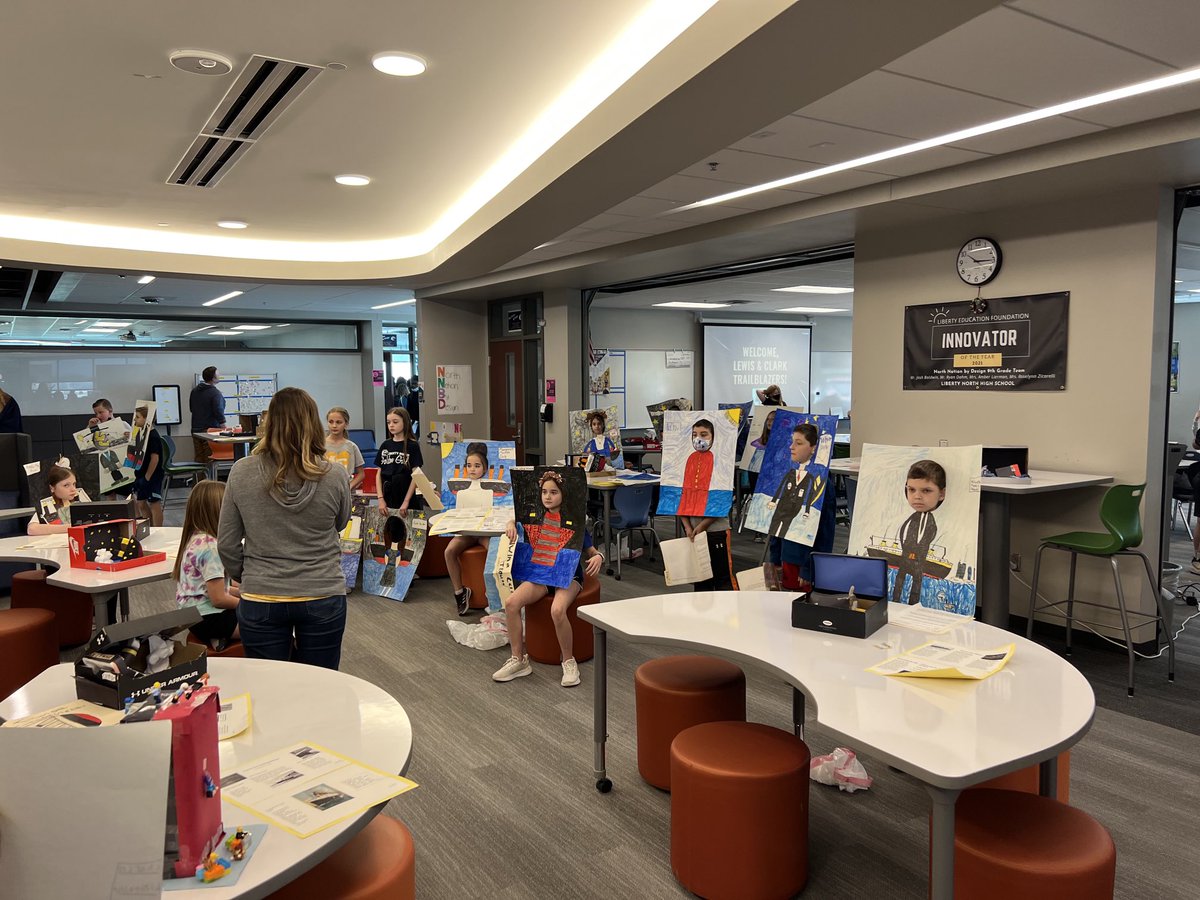 Getting geared up for a PBL share session between ⁦<a href="/NNbyDesign/">North Nation By Design</a>⁩ and Lewis and Clark! ⁦#lpsleads