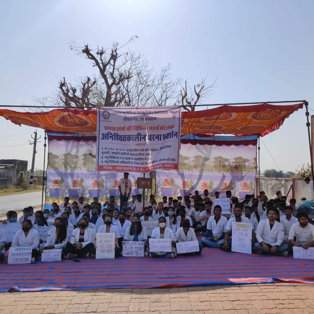 रुकेंगे नहीं..झुकेंगे नहीं..लड़ते रहेंगे जब तक जीत नहीं मिल जाती।
#Increase_Vet_Stipend
#Increase_Vet_Stipend
<a href="/ashokgehlot51/">Ashok Gehlot</a> <a href="/KatariaLalchand/">Lalchand Kataria</a> <a href="/drarushimalik/">Dr.Arushi Malik IAS</a> <a href="/DrBDKallaINC/">Dr. Bulaki Das Kalla</a> <a href="/BSBhatiInc/">Bhanwar Singh Bhati</a> <a href="/zeerajasthan_/">ZEE Rajasthan</a> <a href="/_lokeshsharma/">Lokesh Sharma</a> <a href="/1stIndiaNews/">First India News</a> <a href="/DainikBhaskar/">Dainik Bhaskar</a> <a href="/rpbreakingnews/">Rajasthan Patrika</a> <a href="/pantlp/">LP Pant</a> <a href="/Lalitverma510/">lalit kumar</a>