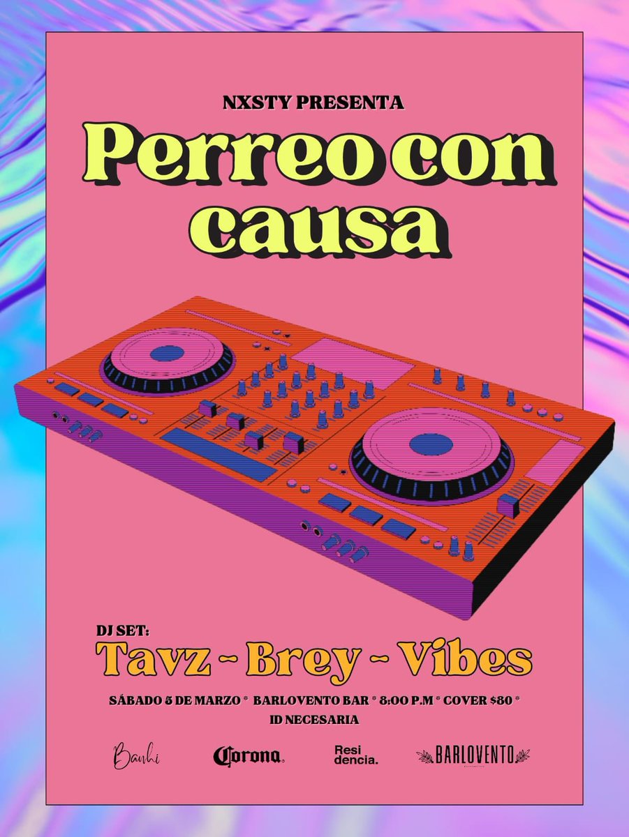 Este sábado es de perreo con causa.