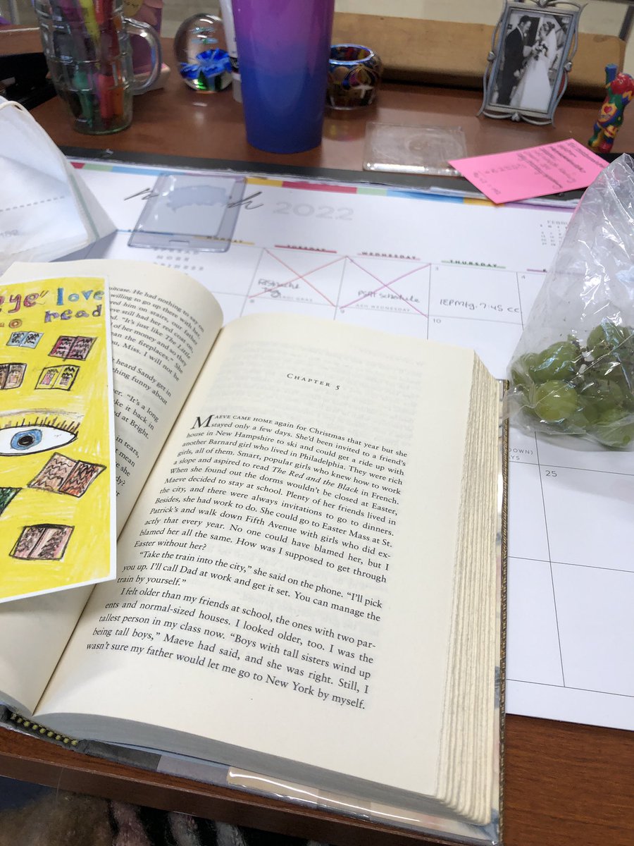 Taking some time to read during my lunch today! #ReadAcrossAmericaWeek 📖