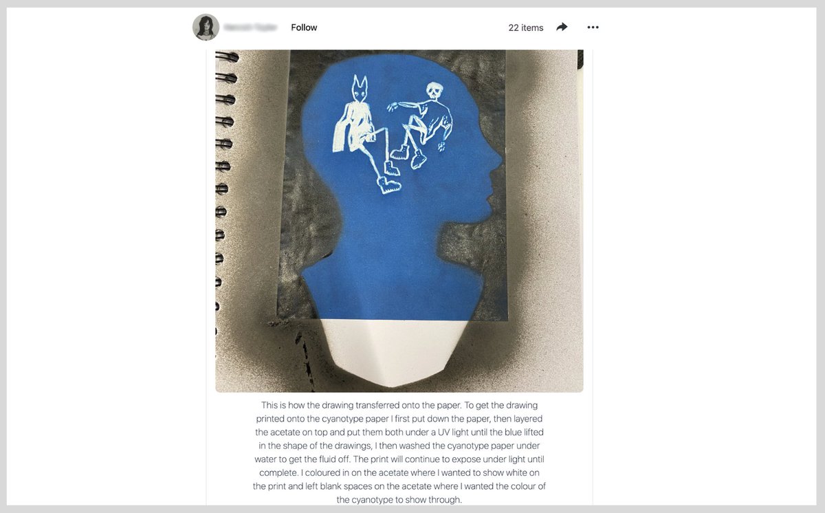 make_create_do's tweet photo. Featured in this month's #ColegGwentDigital Snapshots is @keryslewis1 and her Art & Design learners using @wakelet for their #DigitalProfiles
Amazing work! πππ https://t.co/CwBvffj3bO
