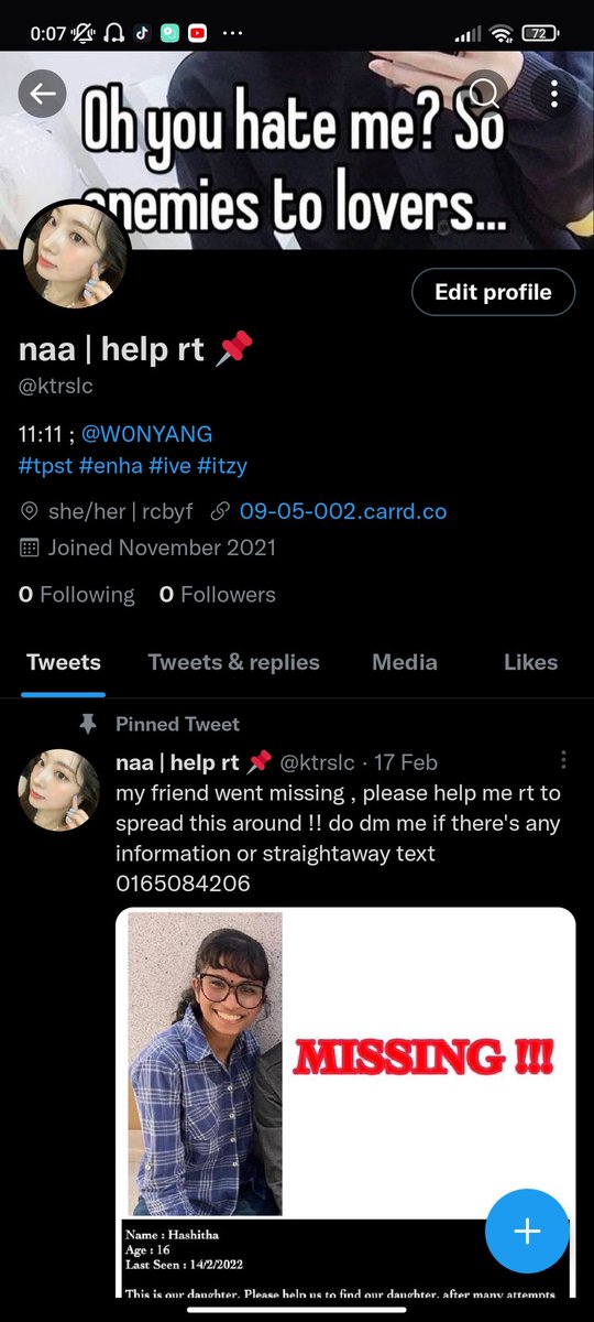 Y9W0N1E's tweet photo. me &amp; fina matching matching 0 0😍😍 https://t.co/Kr50HEvIMx