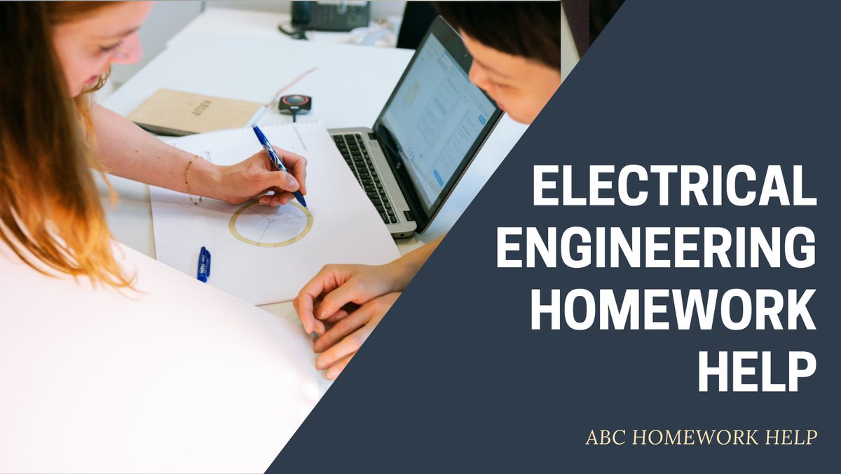abchomeworkhelp's tweet image. For Plagiarism-free Electrical Engineering Homework Help- connect with an online team of ABC Homework Help. #electricalengineeringhomeworkhelp #homeworkhelp #abchomeworkhelp 
abchomeworkhelp.com/electrical-eng…
