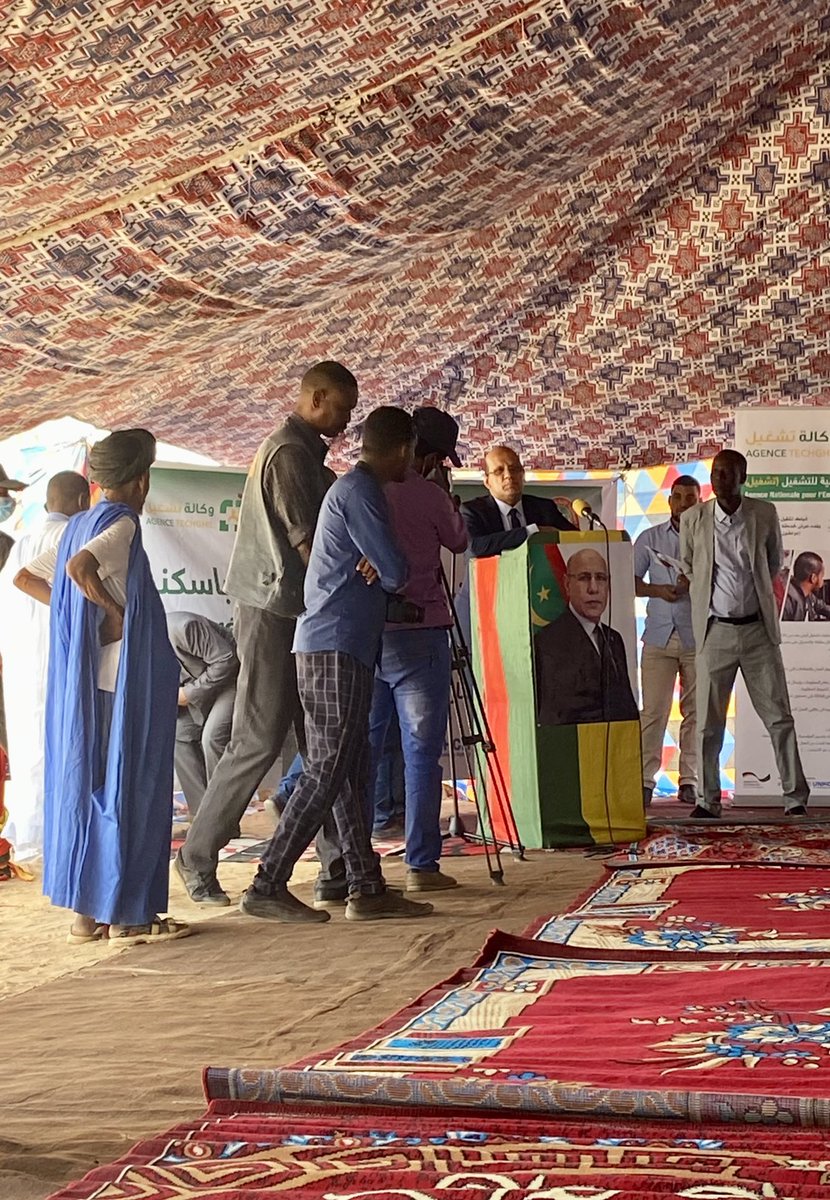 ✔️Improving access to sustainable #livelihood opportunities  
✔️Supporting refugee #inclusion 

UNHCR-GIZ #ProNexus project supported the opening of a new office of the employment agency #techghil in Bassikounou 🇲🇷 : that’s what the #nexus is about🤝 ! #unhcrandgiz #withrefugees