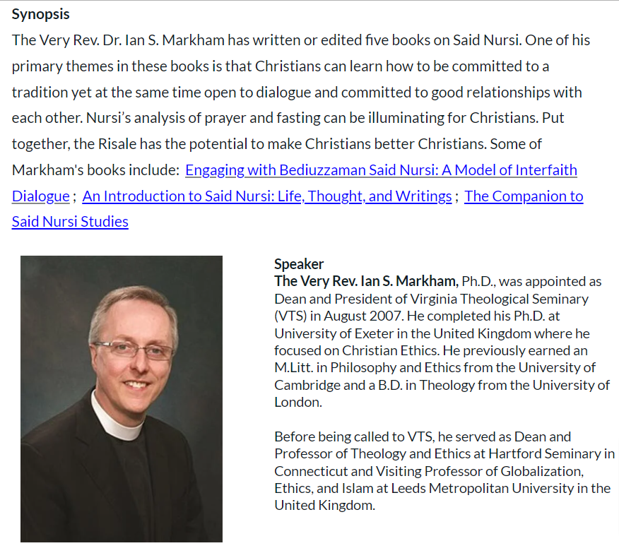 PeaceIslandsNY's tweet image. Join us for "Lessons for #Christians from #Muslim thinker &amp;amp; theologian Said Nursi" with The Very Rev. Ian S. Markham @ianmarkham

Online @ March 9 at 7.00pm (NY time) 

Register here: bit.ly/RSVP_SaidNursi…
#interfaith