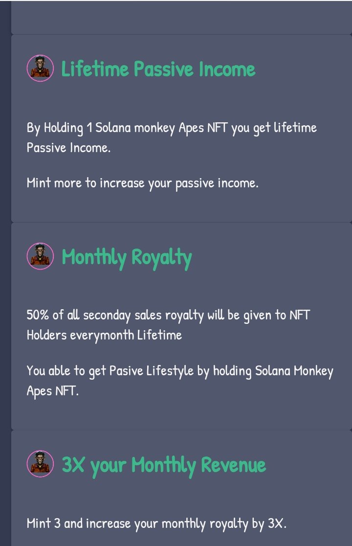 <a href="/OfficialTravlad/">Travladd Crypto 𐤊</a> Sir, check it out #Solanamonkeyapes
<a href="/SolanaMonkeyApe/">Solana Monkey Apes | Gen #1 Airdrop on 28th March</a> 
discord.gg/rB53ATw4
Public sale is going on .