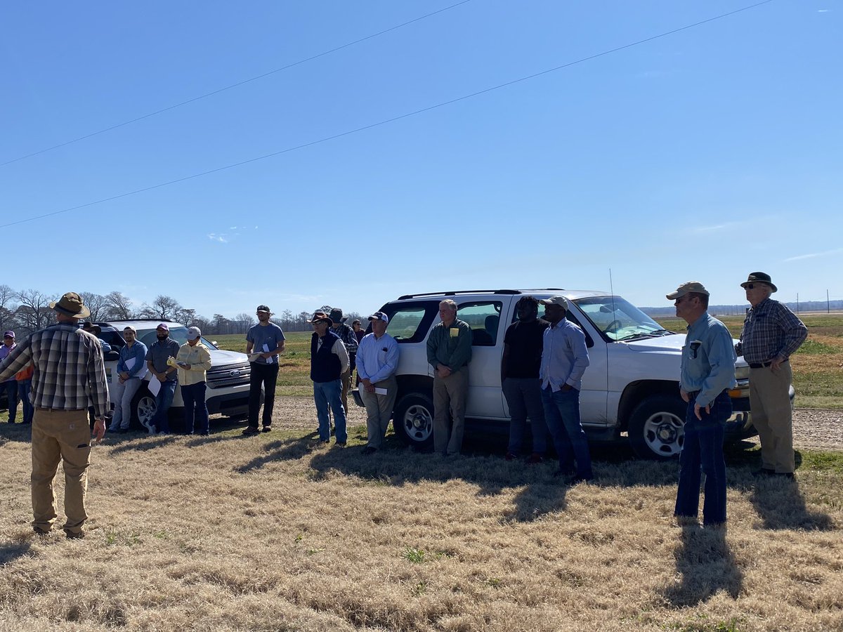 LSU AgCenter #SoilHealth and #covercrop field day.