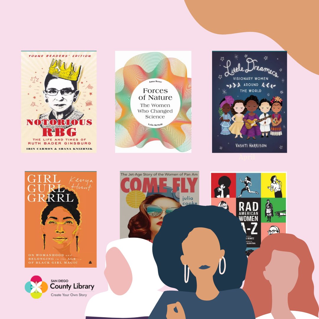 Celebrate Women's History Month! 

Here’s a small selection of the amazing true stories by and about women across the world and throughout history. 

sdcl.overdrive.com/collection/130…

#womenshistorymonth #SDCL #libraries