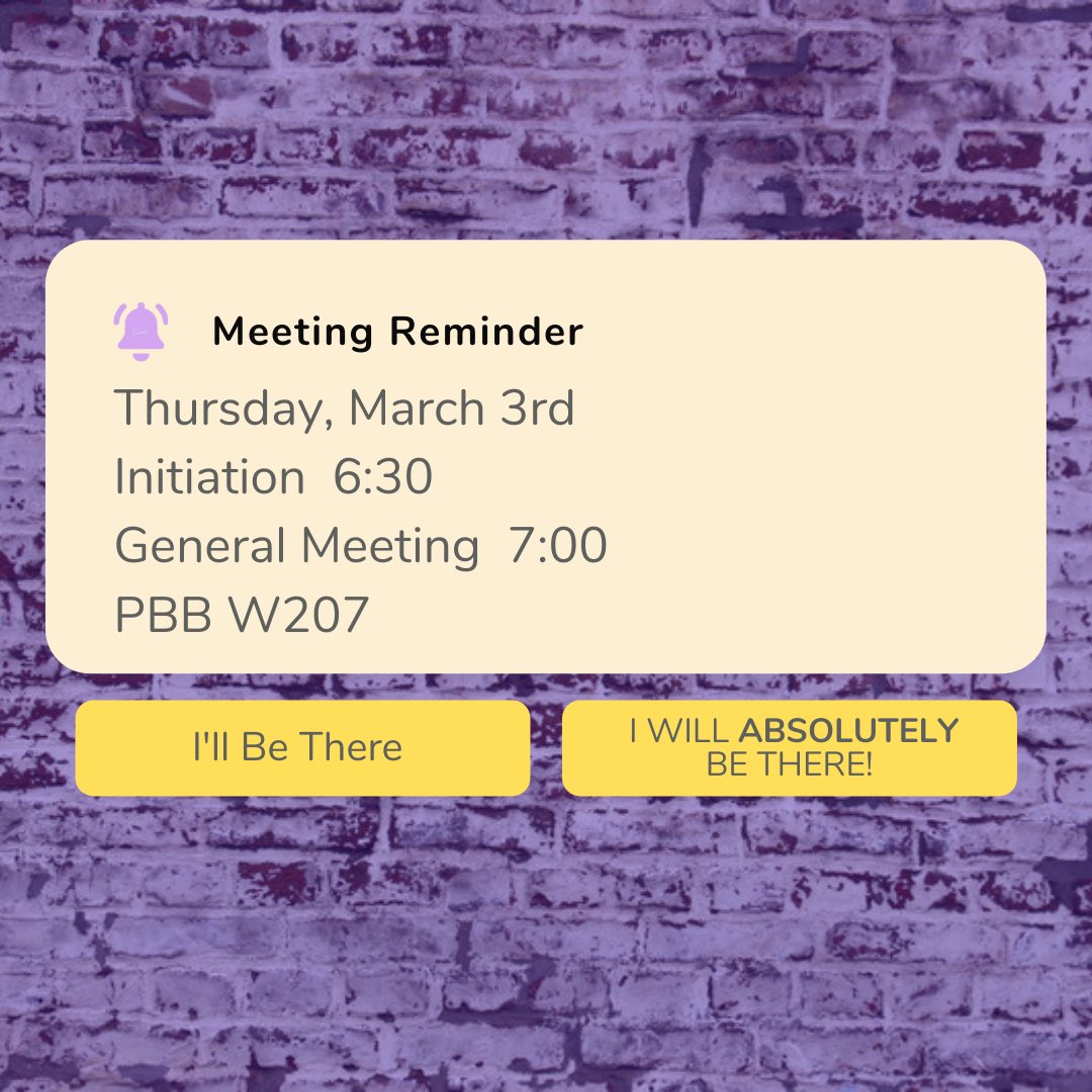 uiowa_pad's tweet photo. It’s our favorite time of the semester: Initiation! See you there tomorrow! https://t.co/gFiF459qOO