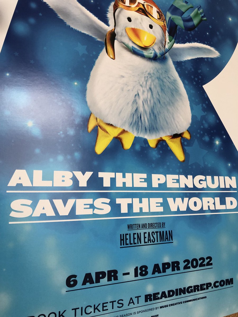 Such a privilege to be back in a rehearsal room making a brand new show… about penguins, climate change and football. Yep, Alby is back…   ⁦<a href="/ReadingRep/">Reading Rep Theatre</a>⁩ #readingrep