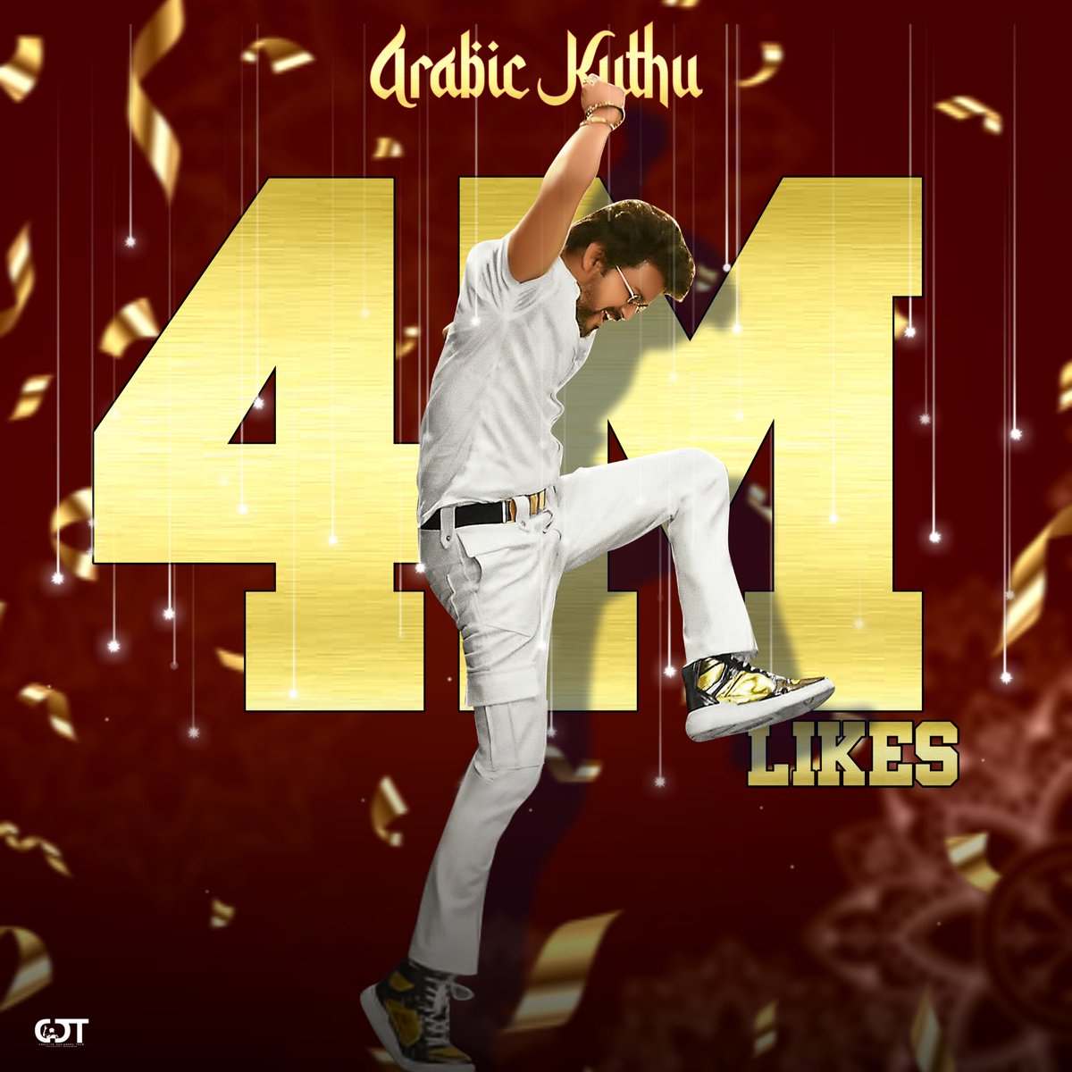 PowerCenter_Off's tweet photo. 4M Likes 😎🔥 #ArabicKuthu
#ArabickuthuRecord4MLikes #Beast @actorvijay https://t.co/ppYBdT8NLa