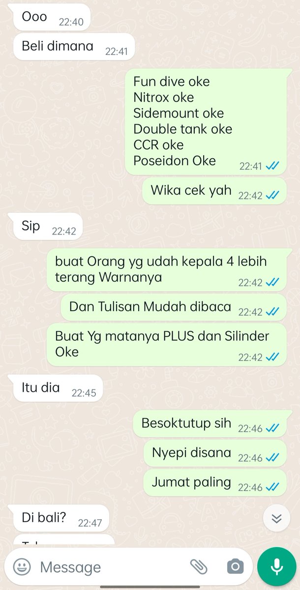 b26kaci's tweet photo. Ugh Alhamdulillah 🤲 kemaren scubapro 1 Set Full, skrg minta dicariin lagi si Kokoh. Terima Kasih koh selalu menjadi Best customer. https://t.co/hNDG2hnW4o