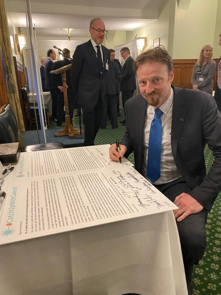 Thank you @DerekThomasUK for attending yesterday's #CatchUpWithCancer event focused on the COVID-induced cancer backlog and local waiting times. We urgently need a radical new cancer plan to help give the NHS the tools to tackle the backlog.