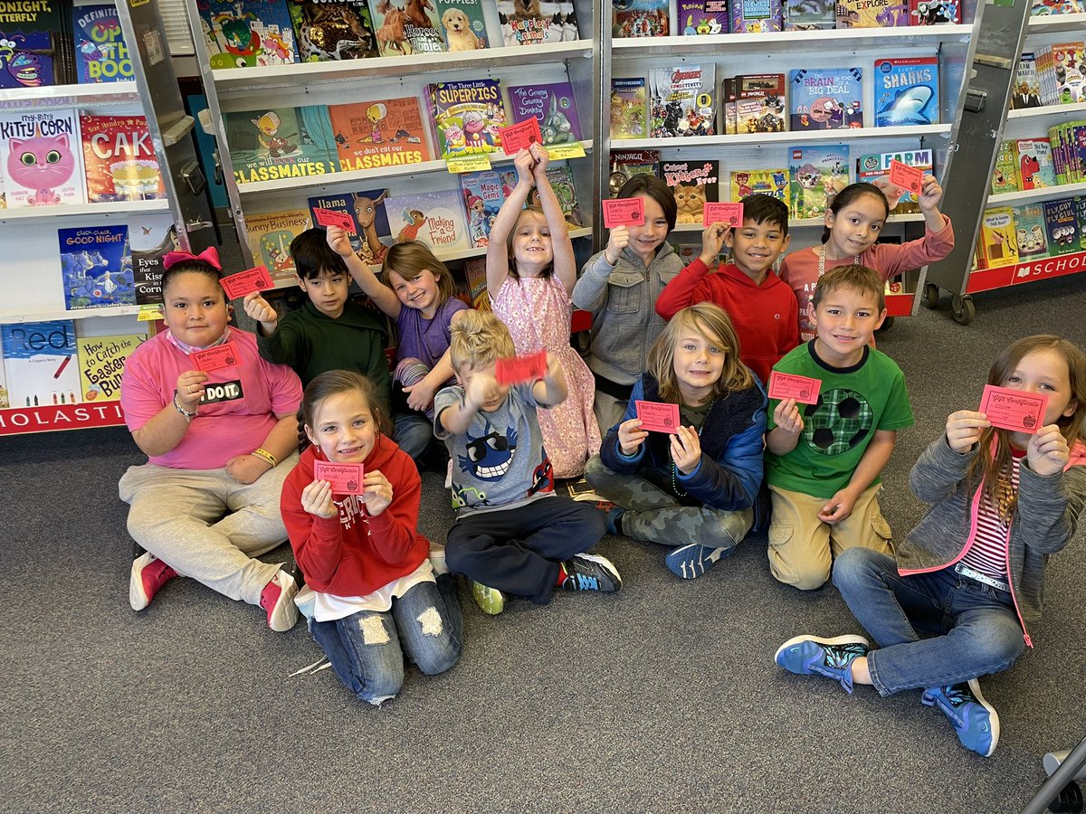 An anonymous donor made sure every kid in first grade was able to pick out a book at the book fair! #webblc <a href="/webbcubs/">Webb Cubs</a> #misdliveskind