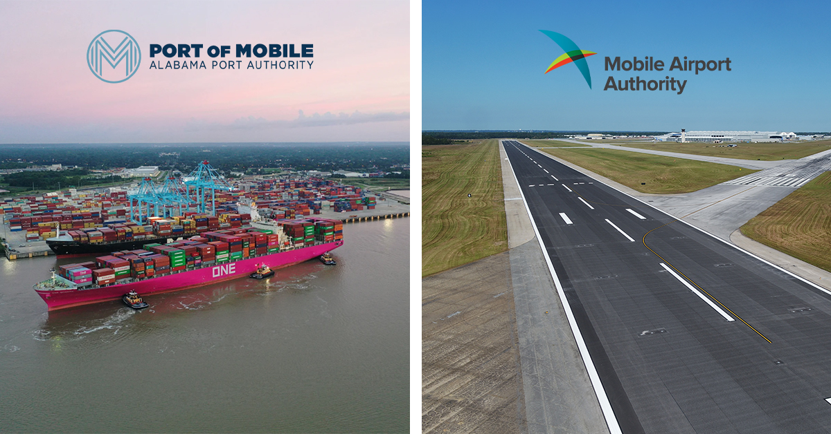 The U.S. Dept. of Transportation today awarded a combined $100 million to the Mobile Airport Authority and Alabama State Port Authority to construct multi-modal transportation assets in Mobile.✈️

MORE >> mobileairportauthority.com/mra/mobile-air…