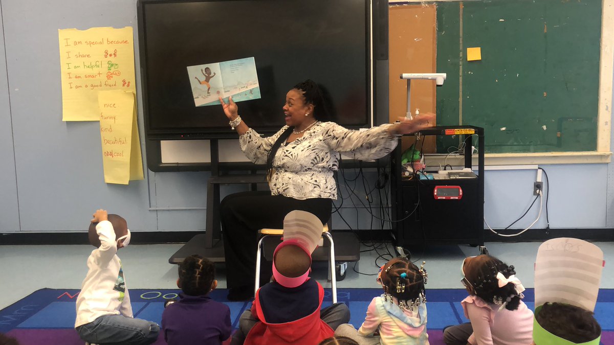 SusanMGreenEdD's tweet photo. It’s Read Across America Day! Thank you to Principal Desjarden and her team of @YDMA_PS242 for an exciting morning of reading with her Kindergarteners. Jabari Jumps is a great story about overcoming fear &amp; the importance of supporting adults. S/O to all the readers today. https://t.co/9XHdeFpYoU