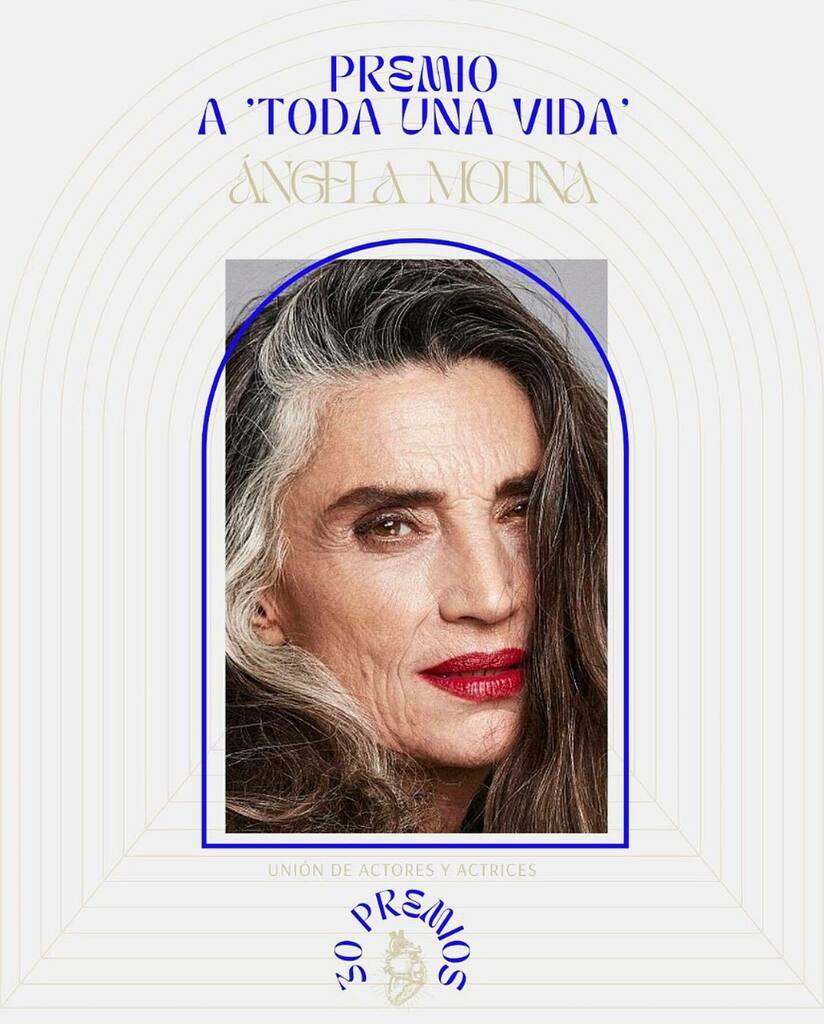 belen_pilaces's tweet photo. #30PremiosUA
Ángela Molina premio ‘Toda una vida’ que le concede la Unión de Actores y Actrices✨
@uniondeactores 

#ÁngelaMolina
#PremioTodaUnaVida
#RamonPilaces https://t.co/rtx4Fgsw5E https://t.co/Nb44WHJS8G