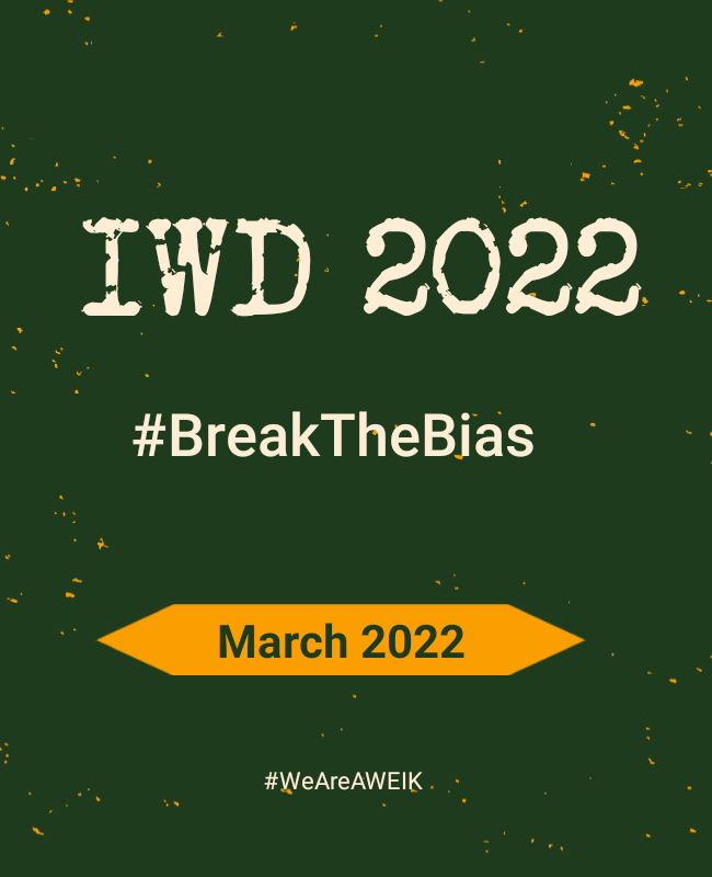 aweik_ke's tweet photo. #IWD2022 #BreakTheBias #WeAreAWEIK
Commitment to: Advancing the participation of women in the Mining, Oil,Gas and Energy sectors in Africa.
#WeAdvocate #WeLobby #WeEmpower #WePartner #WeAreAWEIK https://t.co/Jvrp4nCtHo