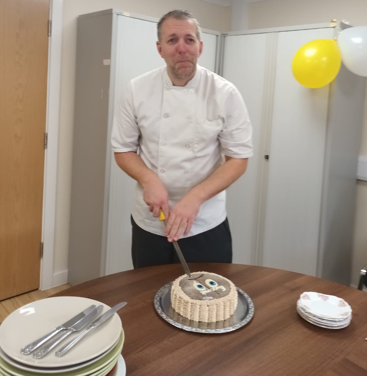 foxburrowgrange's tweet photo. Today we say a fond farewell to James Kirk, our Chef Manager, who has been with Foxburrow Grange for almost eight years. James has been a huge part of our team and he will be sorely missed. Thank you and good luck James!
#CareHomeChef #CareHomeNutrition #CareHomeColchester https://t.co/kmwJwa9Rel