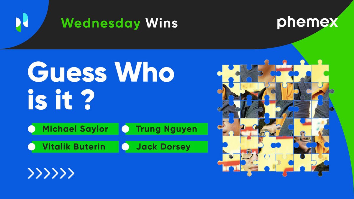 🧠 Tell us your answer and tag 5 friends. 10 correct answers ✅ with the most likes 💟 will win $10 each! 💰 

#Wednesdaywins #giveaway #puzzle #smart #phemex