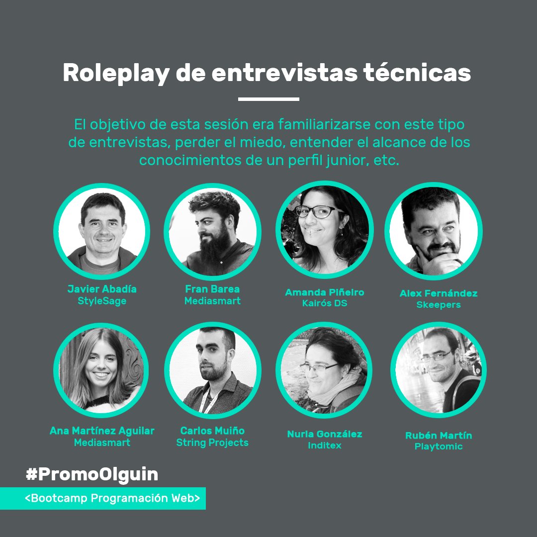 Adalab_Digital's tweet photo. 🤝 En este módulo final del Bootcamp de #ProgramaciónWeb, las #adalabers asistieron a varias sesiones online impartidas por especialistas para aprender a desarrollar las habilidades que les ayudarán a encontrar un #empleo de calidad como #programadoras junior: https://t.co/vW1DOkfKsl