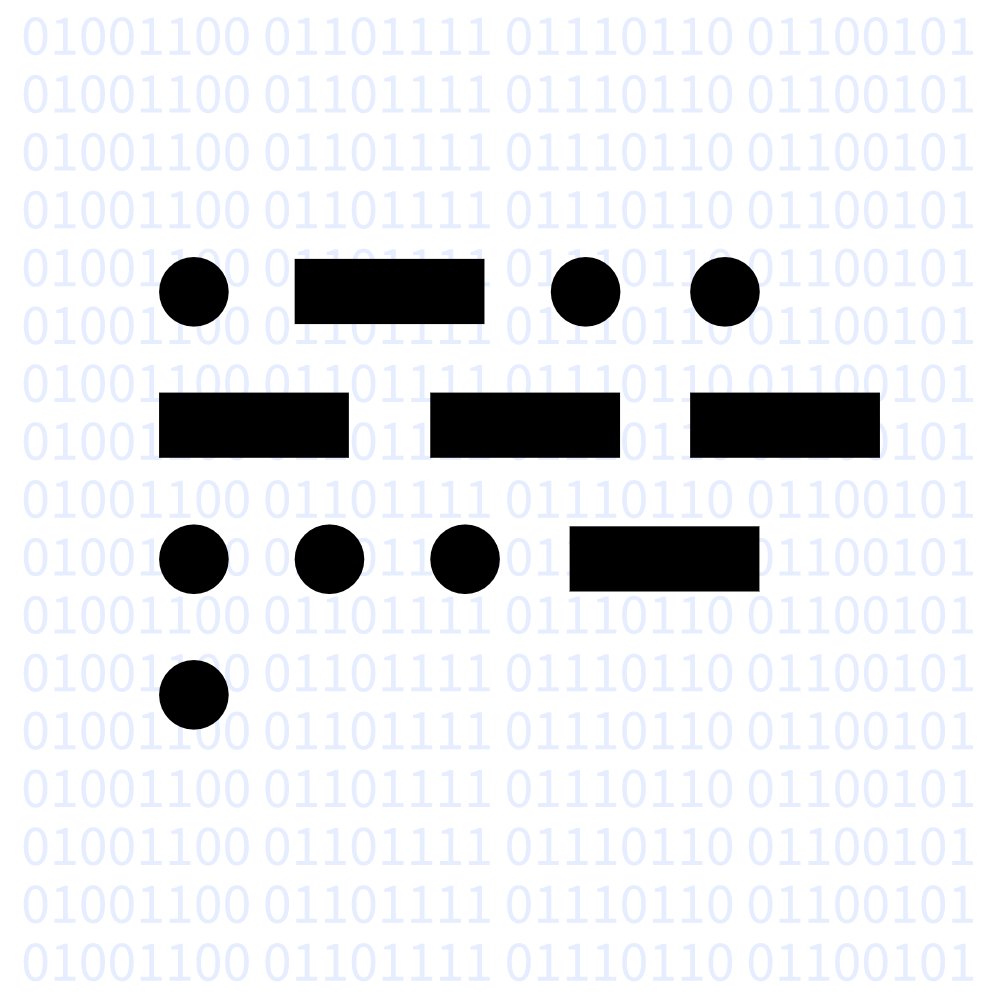 GarethDoubleYou's tweet photo. Ethereum and Love have just sold 😀
Binary Morse Code 1/1 #NFTCollection 
Words written in a Binary background and Morse Code Upfront.
Floor is still 0.01Eth on #Polygon 
Go Get your word.
#NFT #NFTshill 
🔥👇🔥👇
https://t.co/sjoJo0Fd9E https://t.co/DcsAqC26XZ