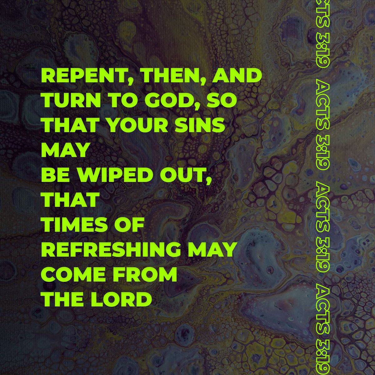 conscriptedOne's tweet image. Repent therefore, and turn back, that your sins may be blotted out,
Acts 3:19 ESV

bible.com/verse-of-the-d…