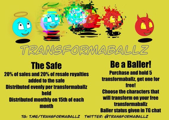 transformaballz's tweet photo. Today we have 2 raffles, 1 for everyone and 1 for non holders 🔥

Plus, at the request of the community we have an auction for the transformaballz x @Cute_CobrasNFT piece at 10pm UTC 🔥🐍

Check out the holder rewards and Join the telegram to get involved https://t.co/kFhotYWRNB https://t.co/KentZEGL6P