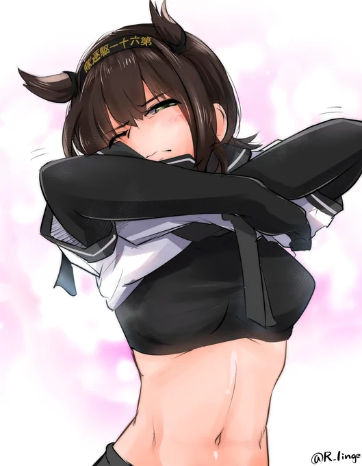 (再掲載)まず服を脱ぎます #艦これ 