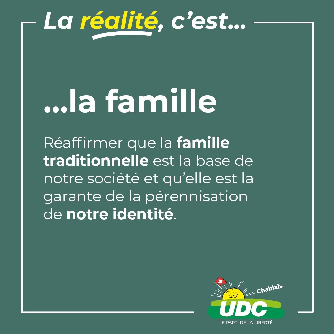 UDCChablais's tweet photo. Soutenir nos familles dans leur rôle démographique, éducatif et social.
#VD2022 #EC2022 #ecvd2022 #udcchablais #udc #Vaud #Chablais https://t.co/bDca8AAm57