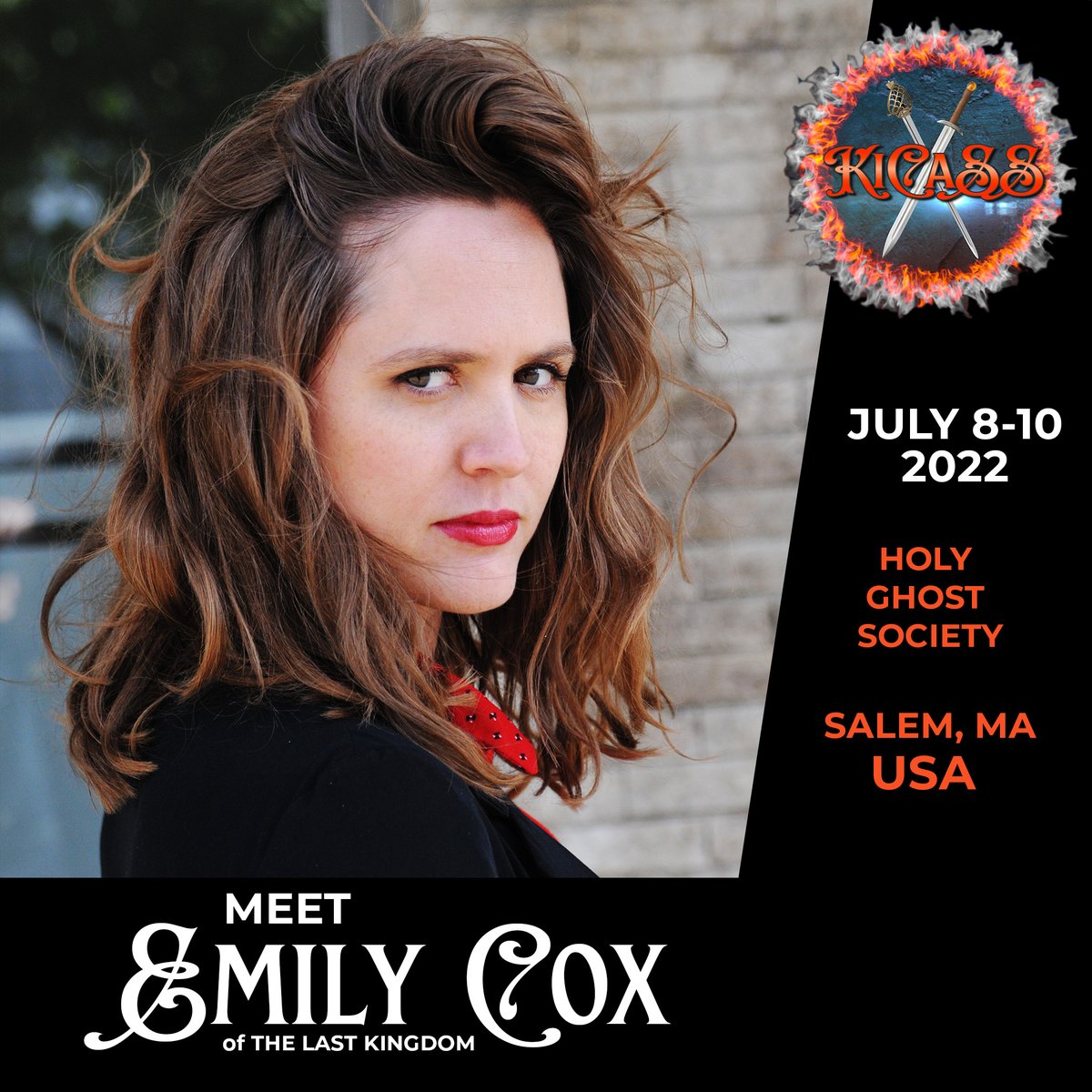 Join us in welcoming...to Kingdoms, Clans and Swords 'n Shields..."Uhtred's madness"...the amazing Emily Cox!! ⚔🔥⚔

Cannot tell you how truly beside ourselves we are to have her in Salem! We'll see you there!!

🔗pinkieswear-events.myshopify.com

<a href="/emycox/">Emily Cox</a> 
<a href="/ColbyandSteve/">The Screen Chronicles</a>