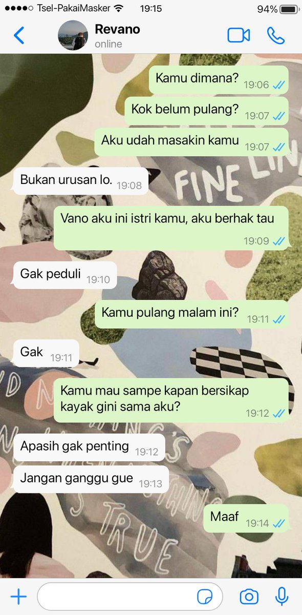 syhiraalifia's tweet image. – Lee Jeno au

"Kamu mau sampe kapan bersikap kayak gini sama aku?"

© syhiraalifia