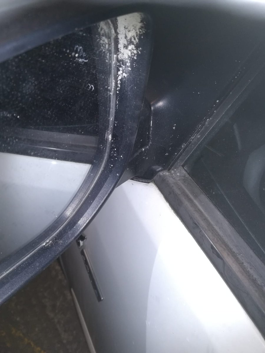 BrendOSkyBants's tweet photo. Got sent me this pic last night, work mates car washed a number of times, see roof tiles coated, what PPE was used in the docks? Ps docks still have not got back to me! @daera_ni @Hsenigov @Paddy_JBrown @EnnisSinead @PortWarrenpoint @warrenpoint @newryreporter @RostrevorRARE https://t.co/WiWqQVWVuf