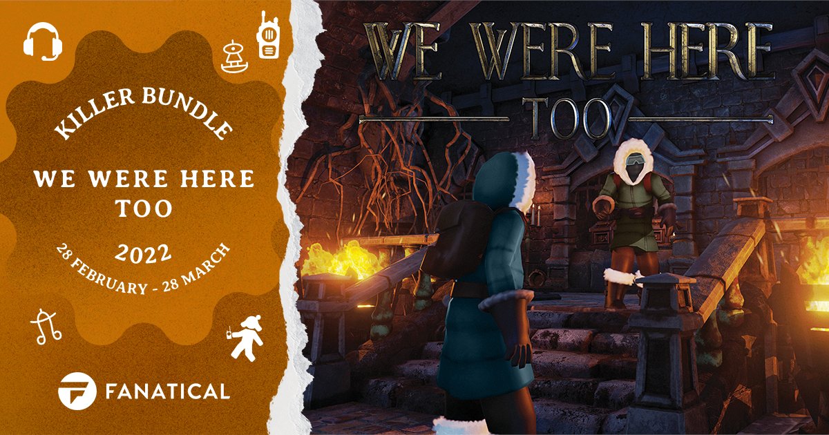 WeWereHereGame's tweet photo. We Were Here Too is now available in the Fanatical Killer Bundle #21! π https://t.co/GJZRSqG8nT
This bundle is available until the 28th of March.
#KillerBundle | #WeWereHereToo | #IndieGame | #IndieDev https://t.co/ddZN3pdaDC