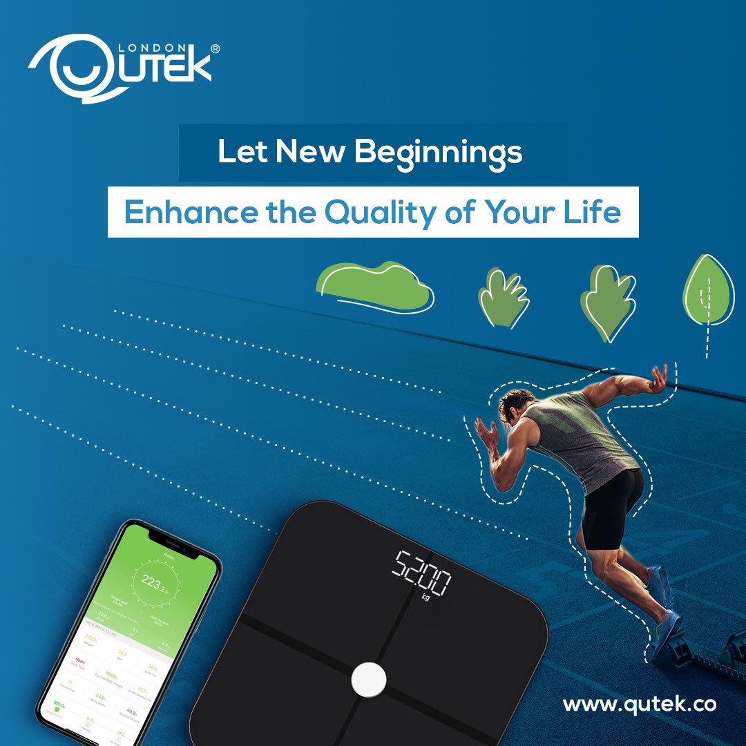 QutekGlobal's tweet photo. Does beginning a new month inspire you to move forward with fresh plans and exciting experiences? How about trying out STEPS Body Composition Scale, known to provide the most accurate body fat measurement, for an innovative exact tracking of your health markers? https://t.co/Yxy2XE3Tkn